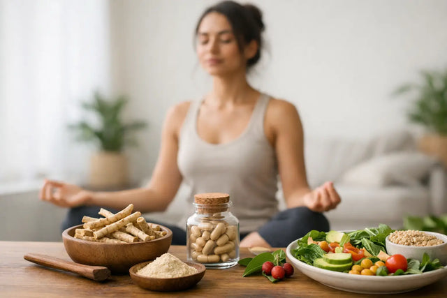 Ashwagandha for Stress on a Vegan Routine Routine: Does It Work? | BioBodyBoost