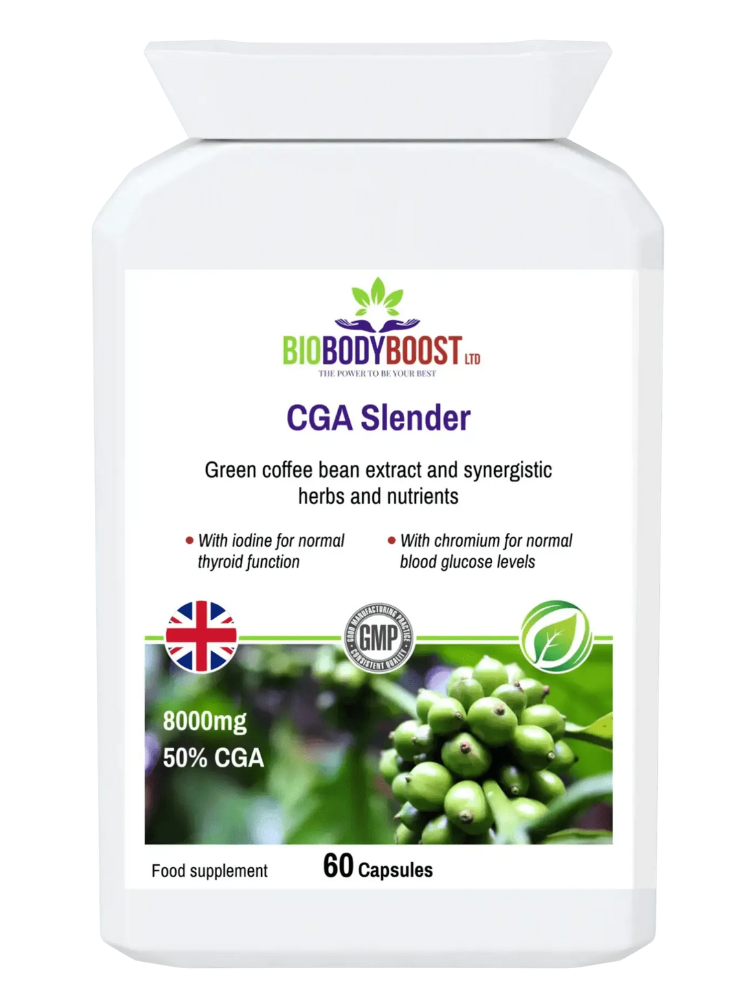 CGA Slender - Green Coffee 8000 CGA