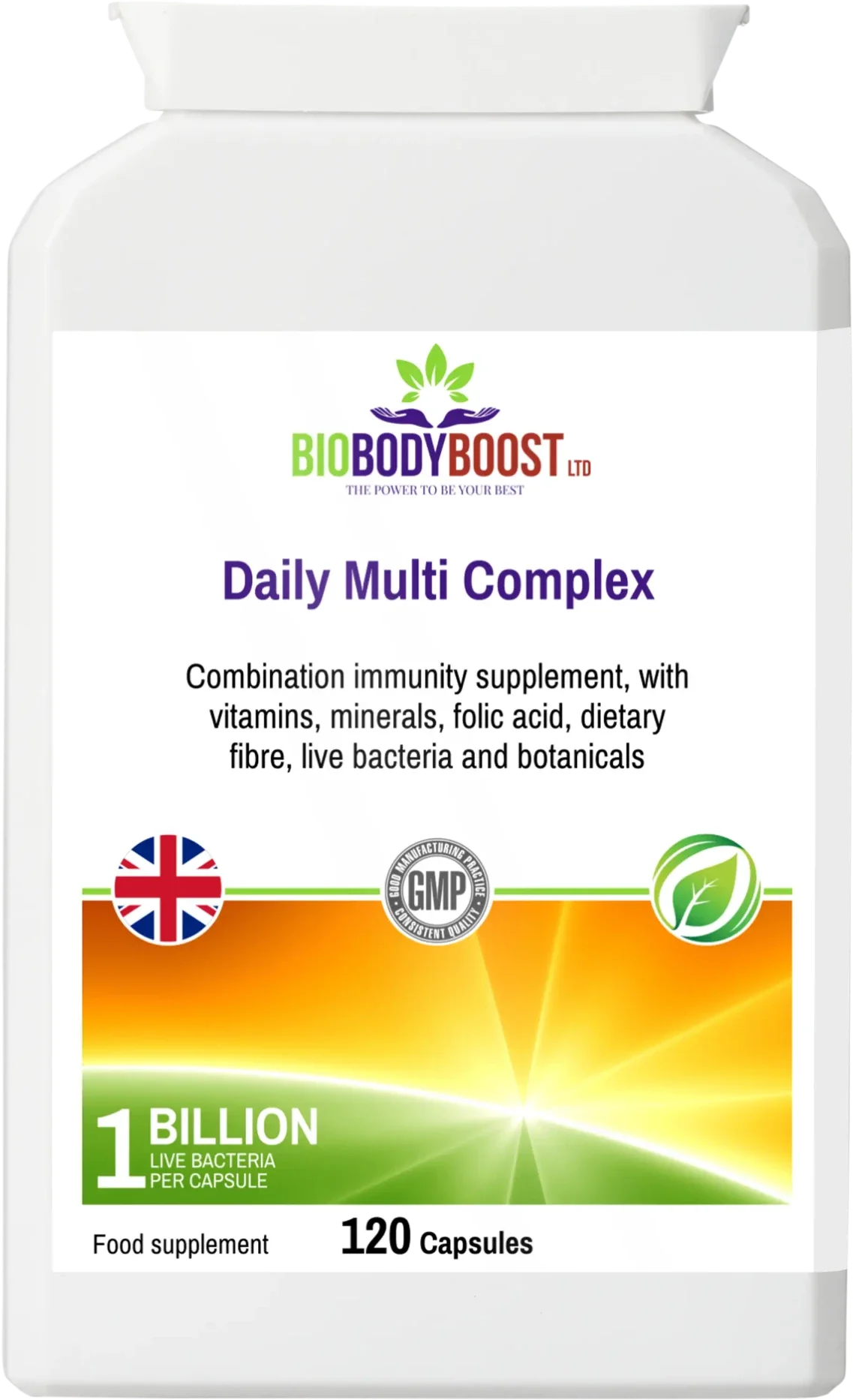 Daily Multi Complex 17 vitamins probiotics and fibre UK