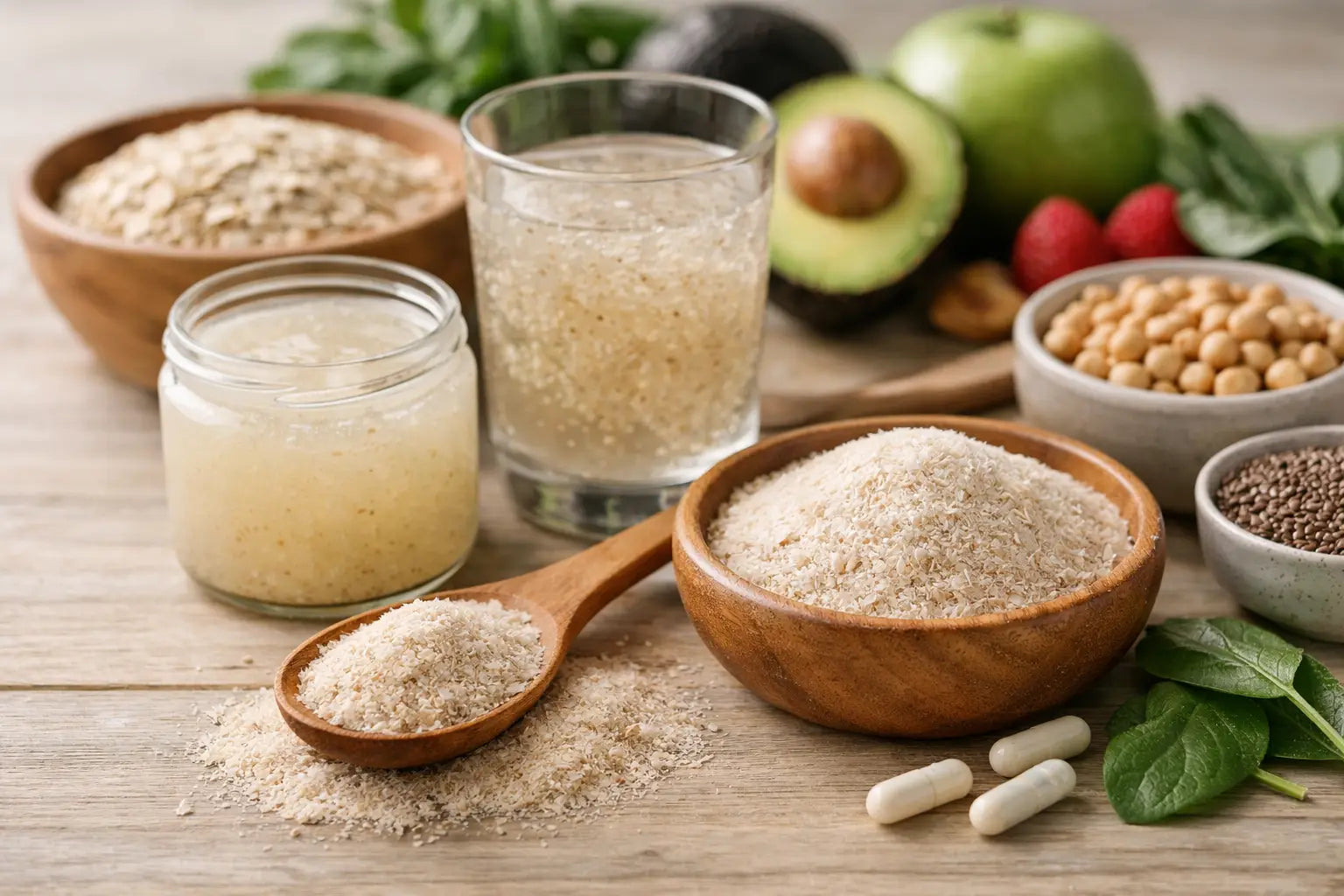 Fibre Supplement Psyllium Husk Vegan Guide Supplement: for the UK | BioBodyBoost