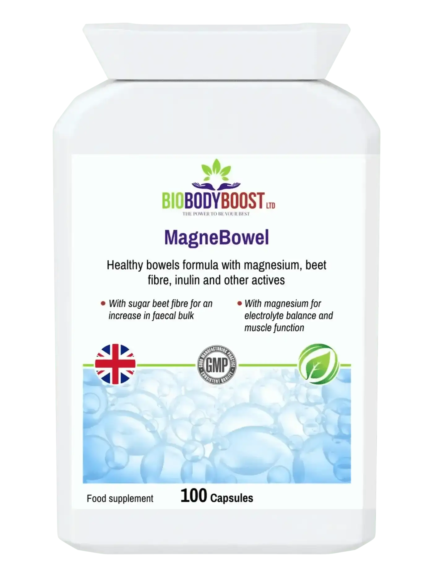 MagneBowel herb-free magnesium bowel formula UK