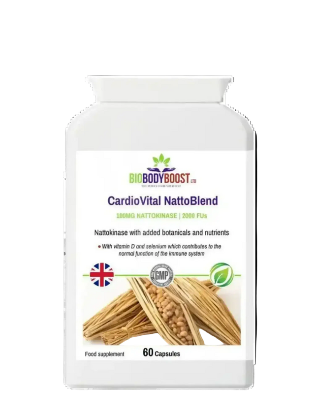 CardioVital nattokinase 2000 FU capsules UK with selenium