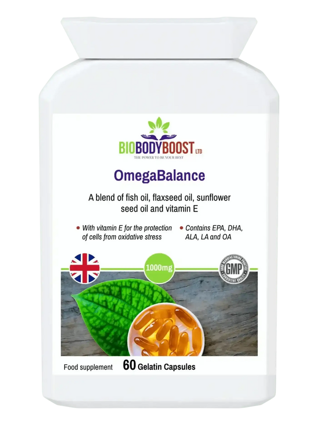 OmegaBalance omega 3-6-9 fish oil capsules UK