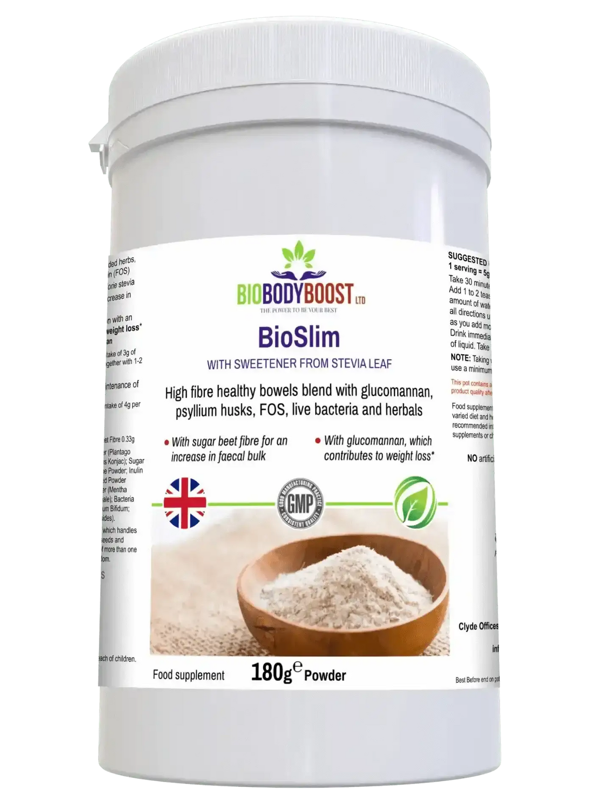 Weight loss in Ramadan with fibre, BioSlim halal approved psyllium and glucomannan powder UK