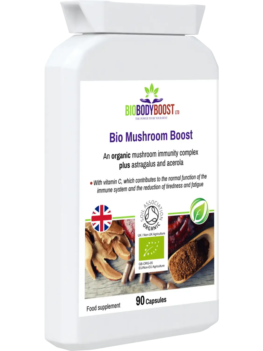 Bio Mushroom Boost Organic Immunity Blend - Vitamins & Supplements