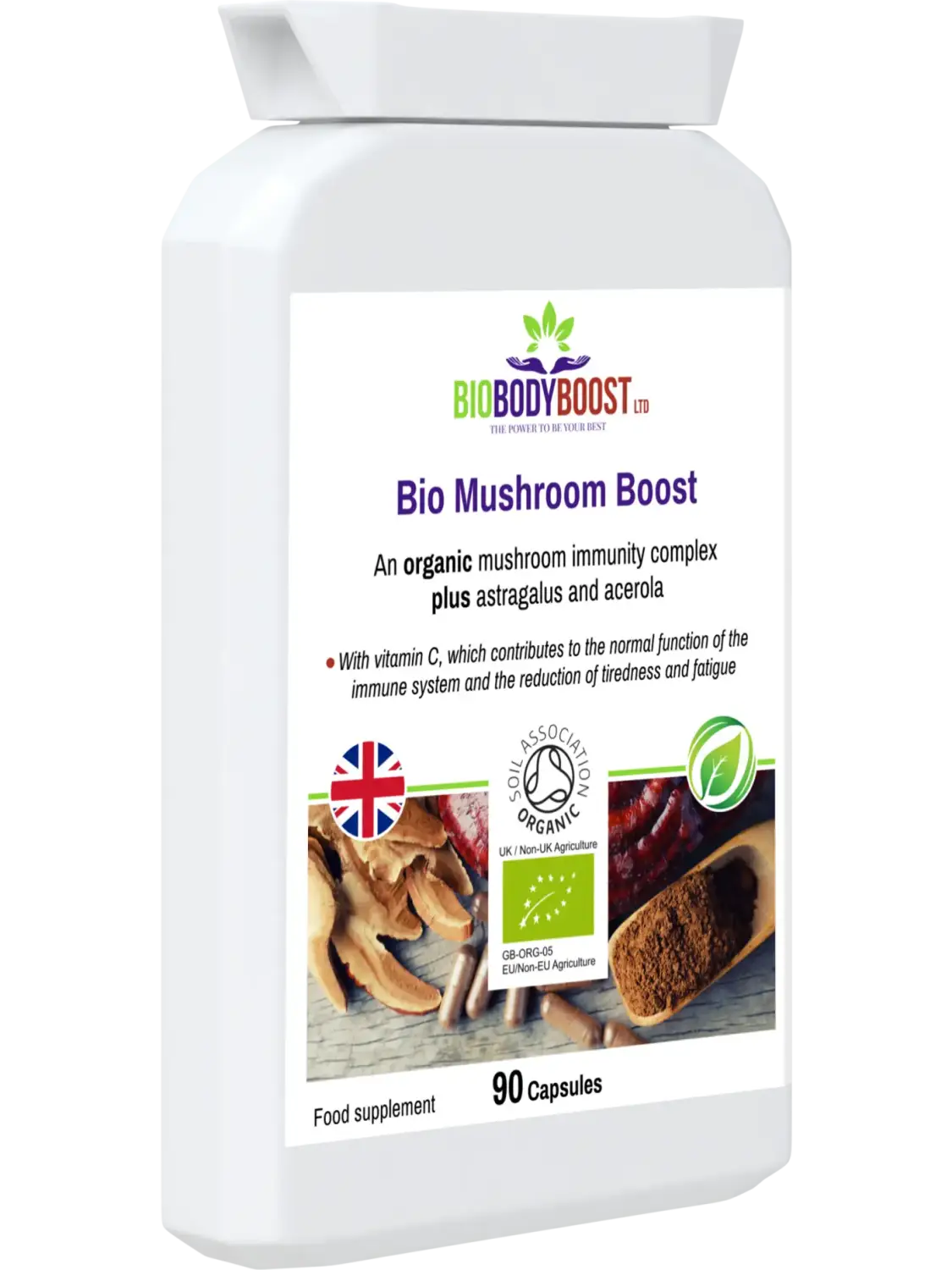 Bio Mushroom Boost Organic Immunity Blend - Vitamins & Supplements
