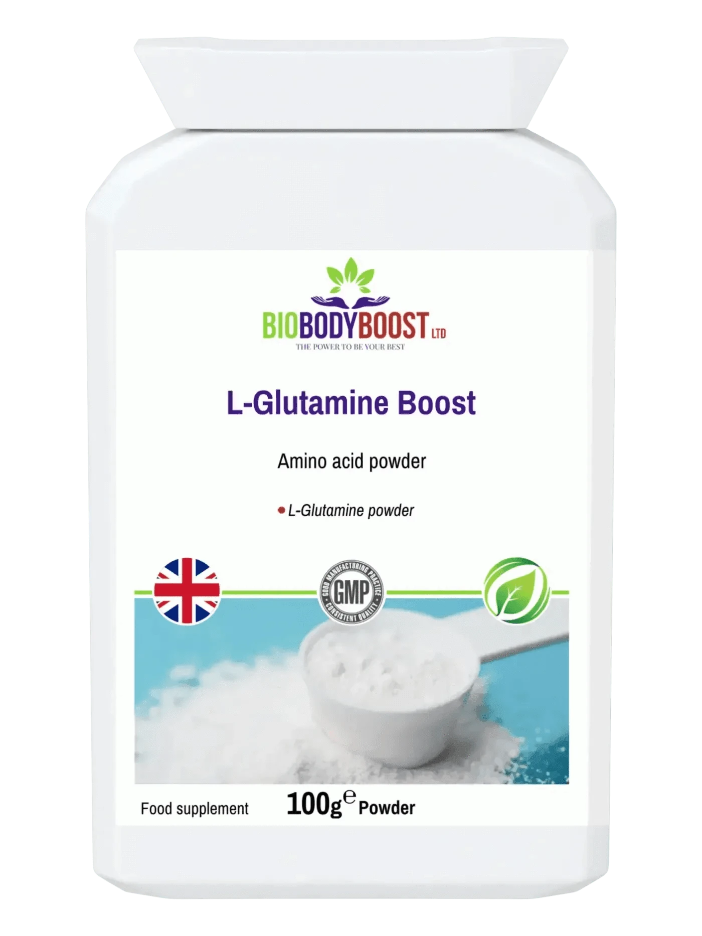 BioBodyBoost Amino Acids L-Glutamine Boost - Amino Acid Powder