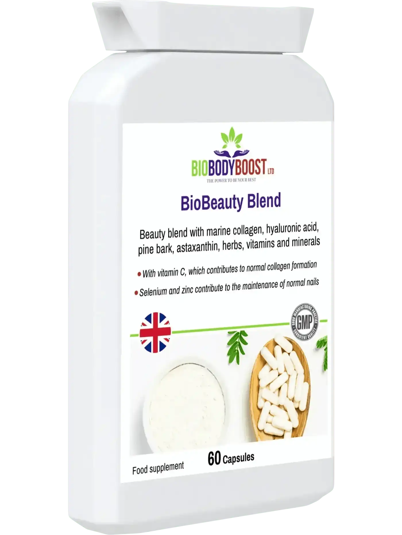 BioBodyBoost Collagen BioBeauty Blend - Marine Collagen Complex