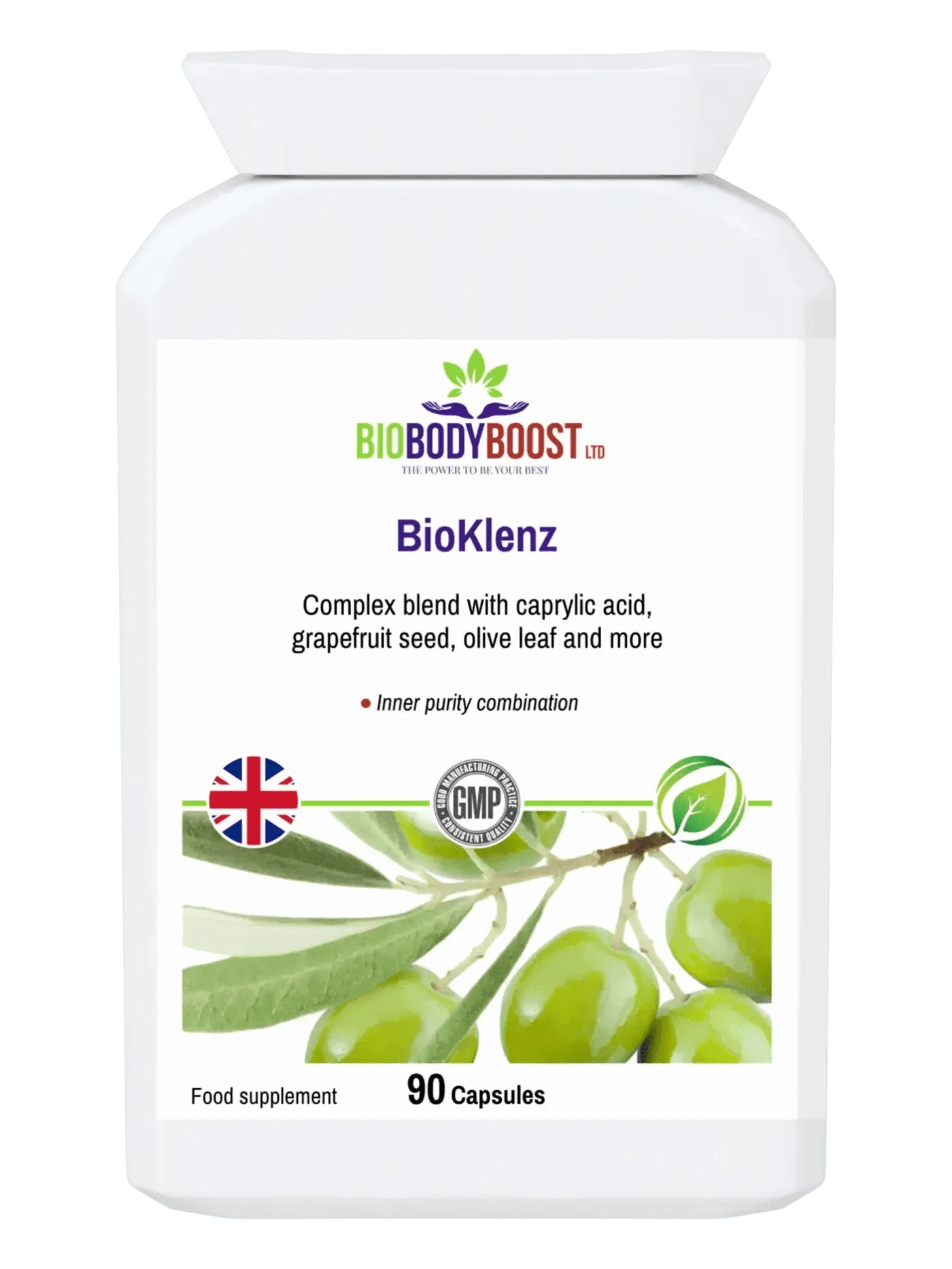 BioBodyBoost Digestive Supplements BioKlenz - Herbal Gut Detox Formula