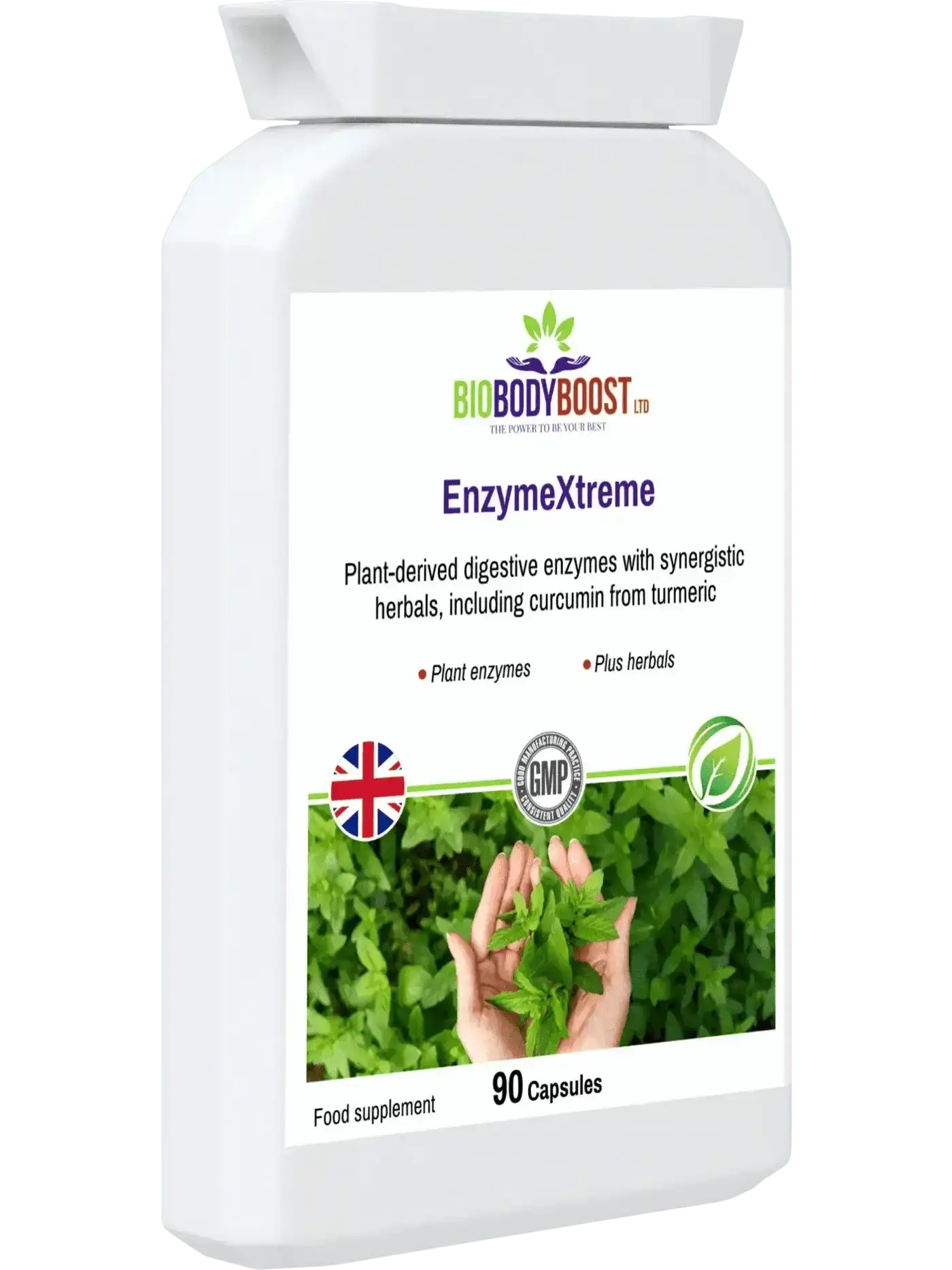 BioBodyBoost Digestive Supplements EnzymeXtreme - Plant Derived Digestive Enzymes