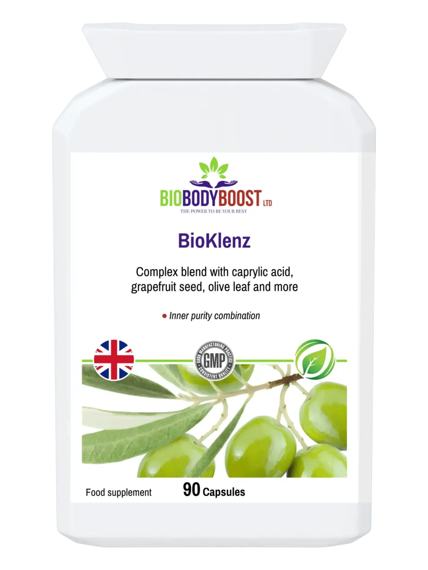 BioKlenz Digestive Supplements by BioBodyBoost, featuring herbal gut detox capsules for digestive health