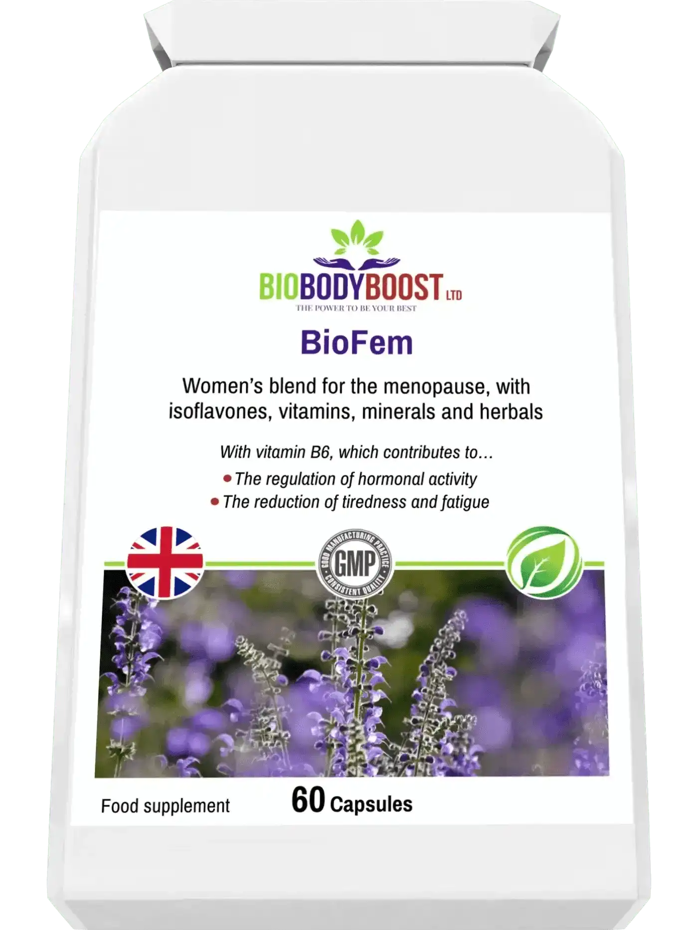 BioBodyBoost Menopause Supplements BioFem - Herbal Menopause Supplement