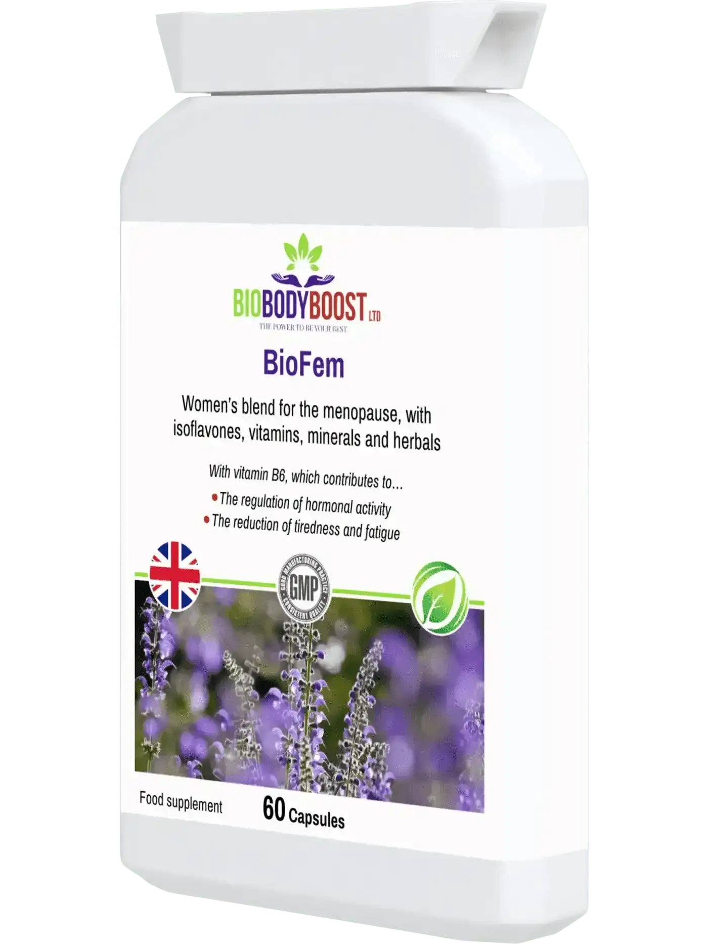 BioBodyBoost Menopause Supplements BioFem - Herbal Menopause Supplement