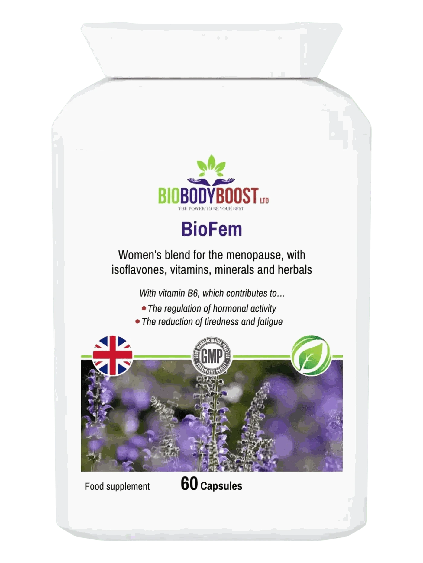 BioBodyBoost Menopause Supplements BioFem - Herbal Menopause Supplement