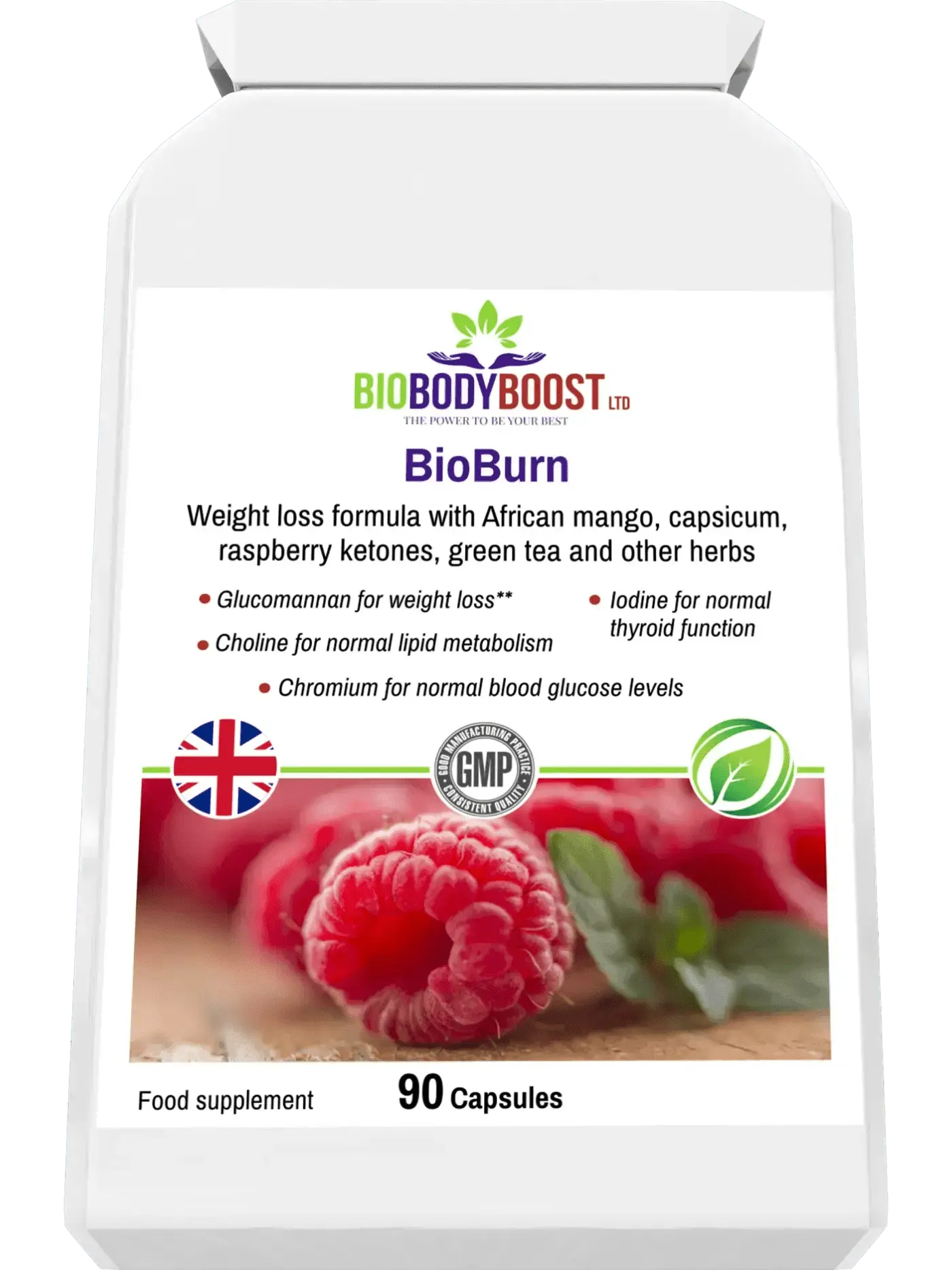 BioBodyBoost BioBurn weight loss supplement with natural appetite suppressant supplement and essential ingredients