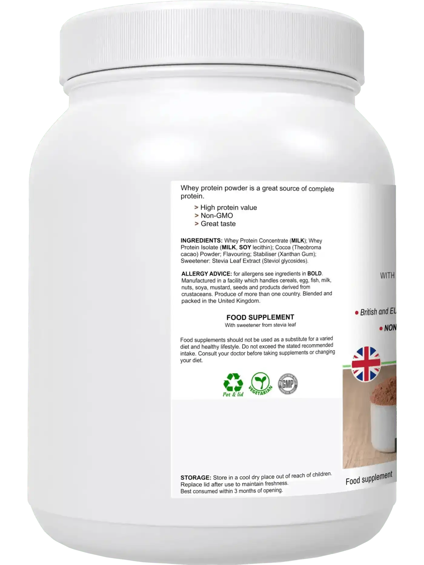 BioBodyBoost Protein Powders WheyPro - Chocolate Whey Protein Powder