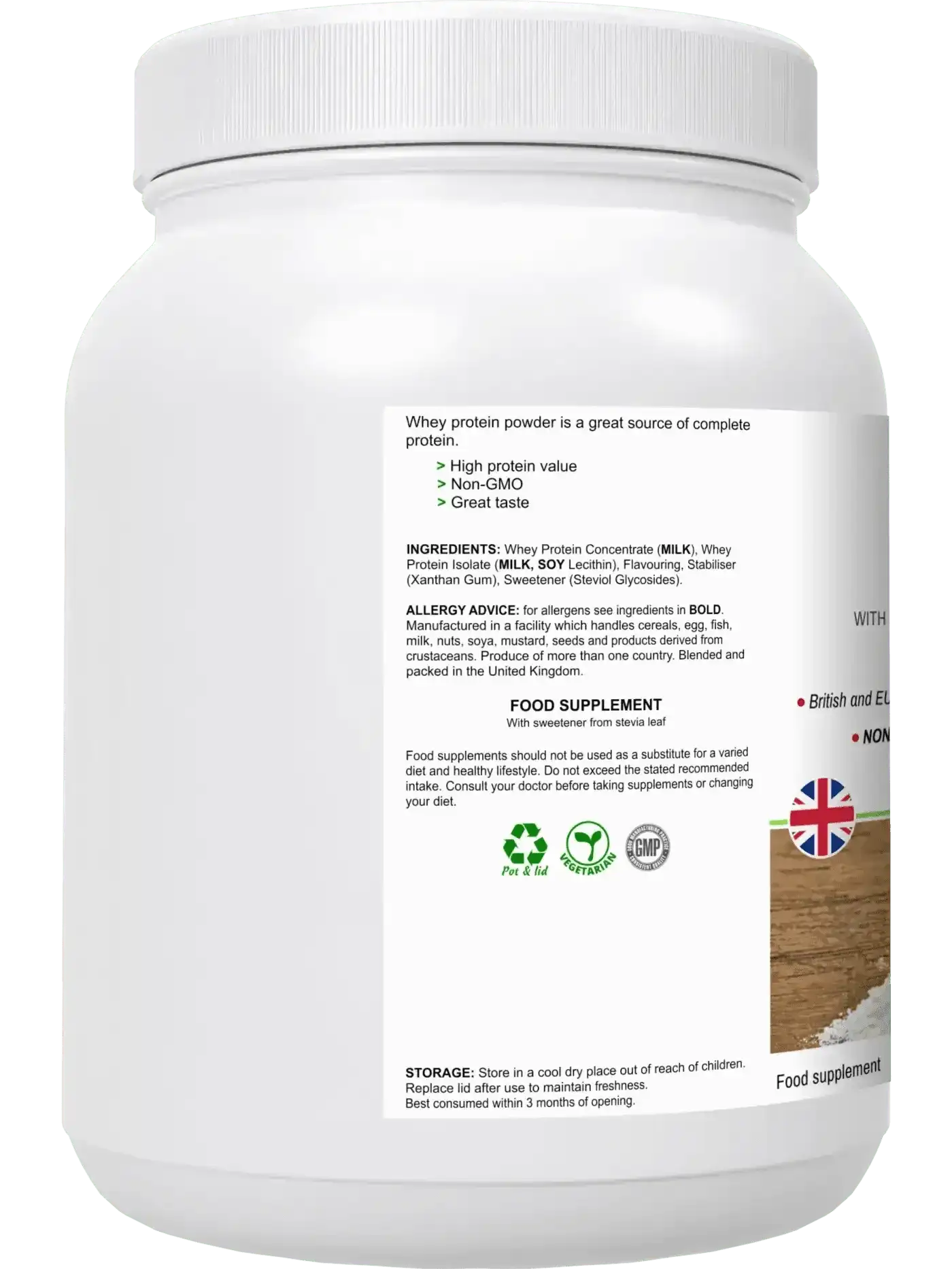 BioBodyBoost Protein Powders WheyPro Vanilla - Whey Protein Powder