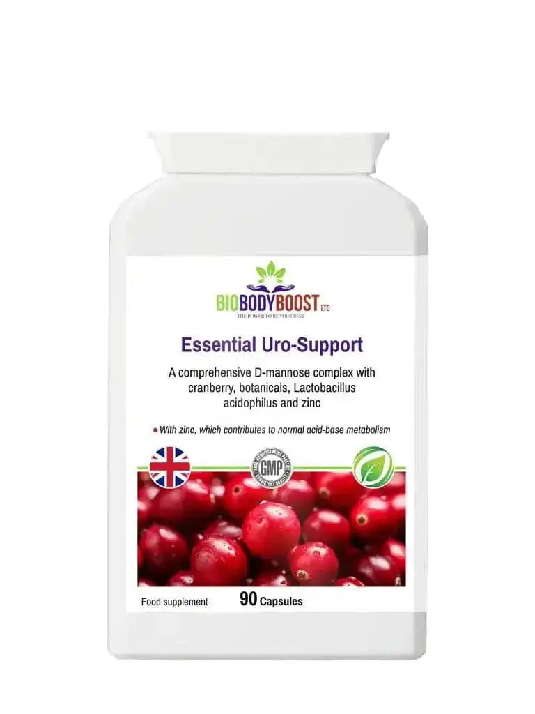 BioBodyBoost Vitamins & Supplements Essential Uro-Support D-Mannose Complex