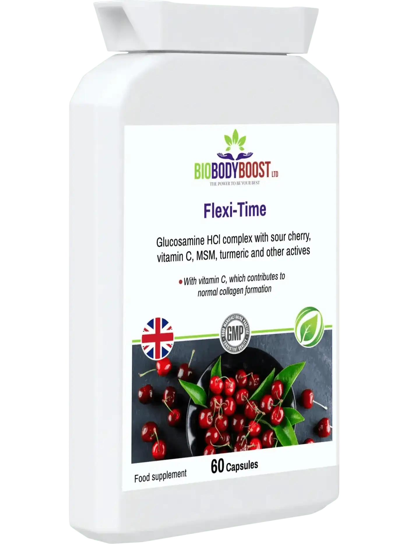 BioBodyBoost Vitamins & Supplements Flexi-Time - Glucosamine HCL Complex