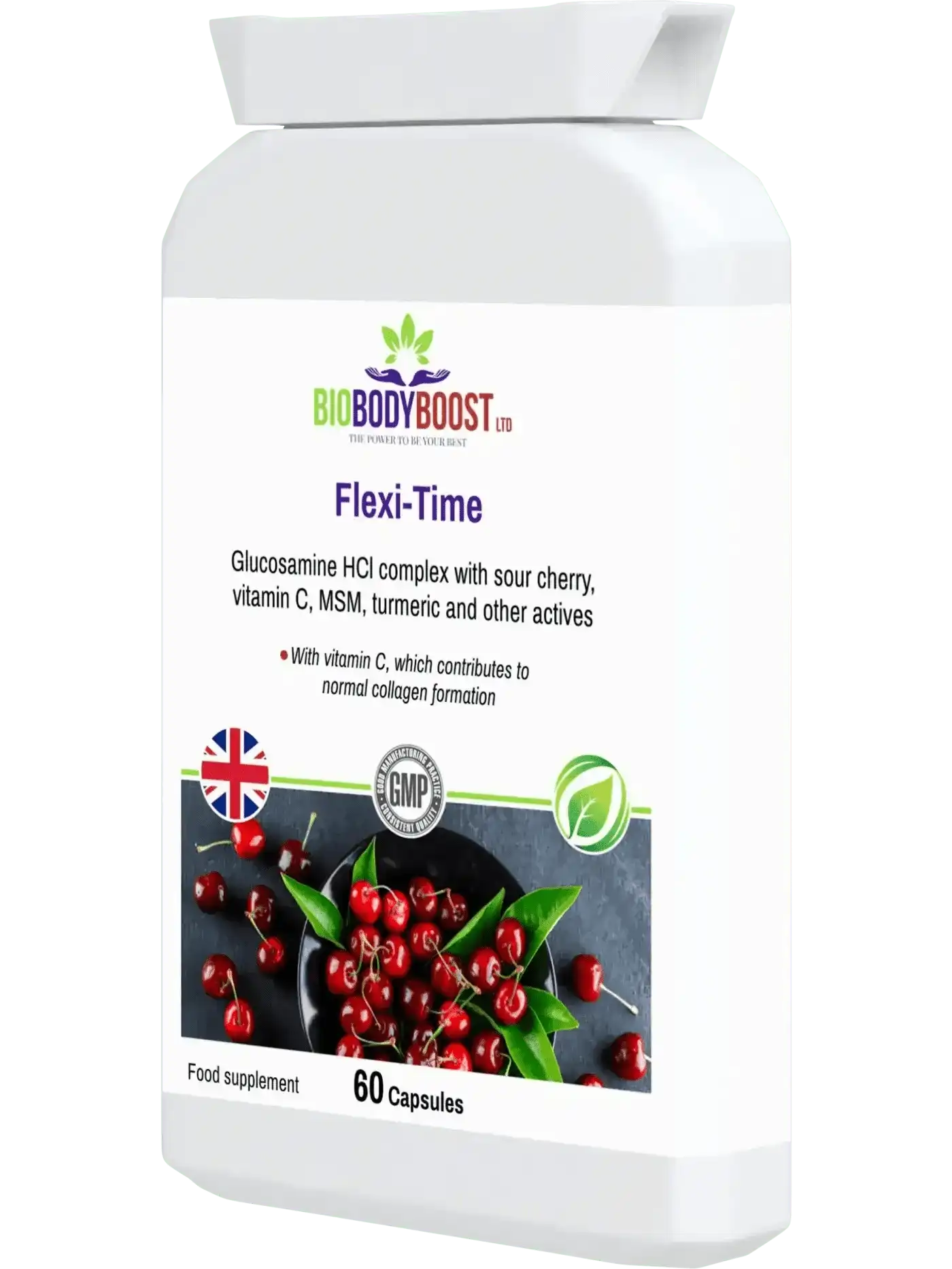 BioBodyBoost Vitamins & Supplements Flexi-Time - Glucosamine HCL Complex