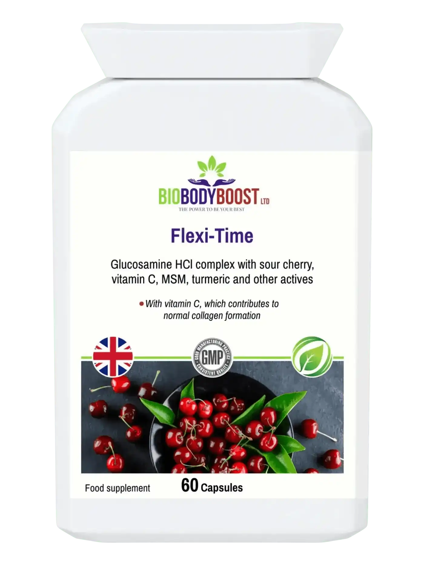 BioBodyBoost Vitamins & Supplements Flexi-Time - Glucosamine HCL Complex