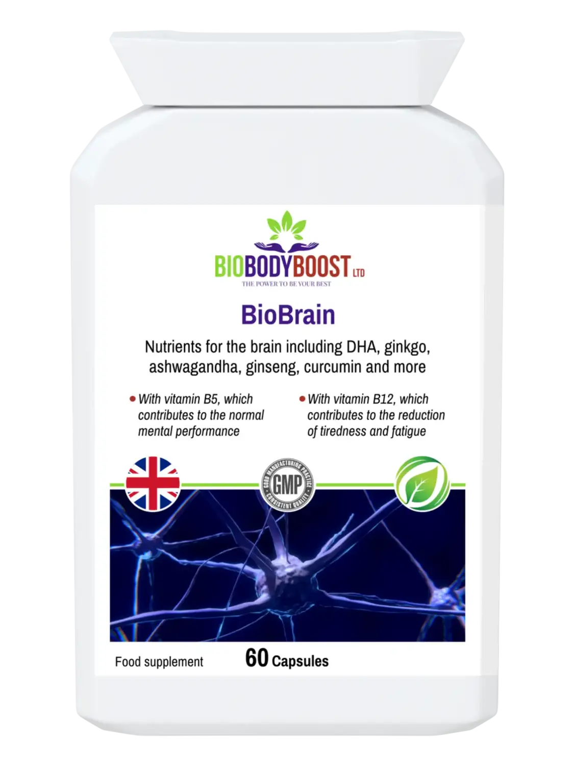 BioBrain - Mental Performance Brain Supplement Vitamins & Supplements vitamin