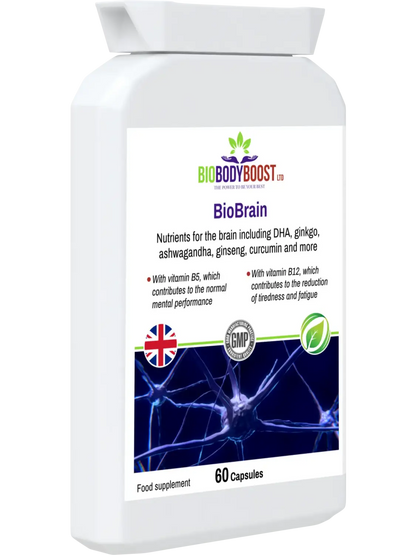 BioBrain - Mental Performance Brain Supplement Vitamins & Supplements vitamin
