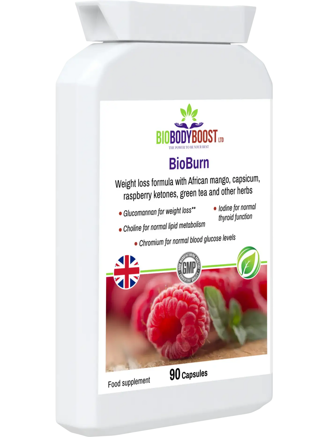 BioBurn - Glucomannan Raspberry Ketones Vitamins & Supplements african mango