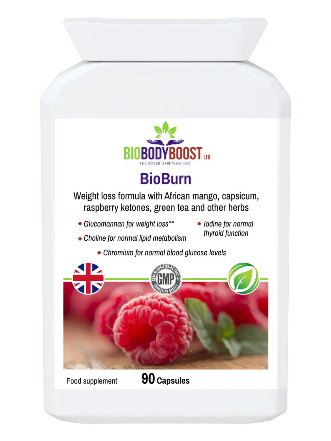 BioBurn - Glucomannan Raspberry Ketones Vitamins & Supplements african mango
