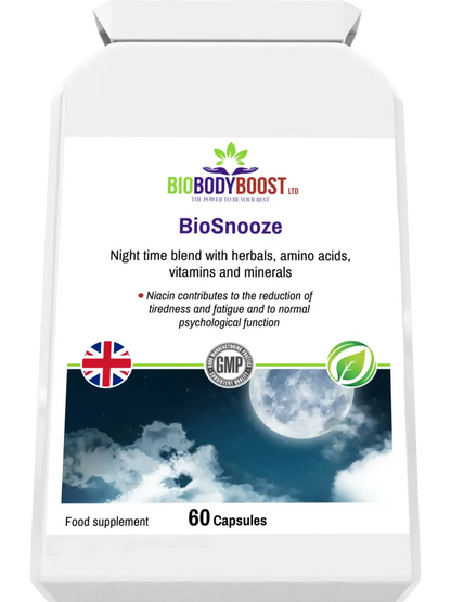 BioSnooze | Night Time Herbal Blend - Vitamins & Supplements normal energy - yielding metabolism