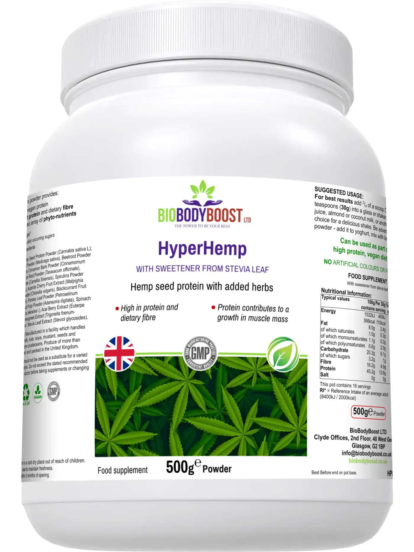 Vegan Protein Powder | Best Vegan Protein Powder | BioBodyBoost