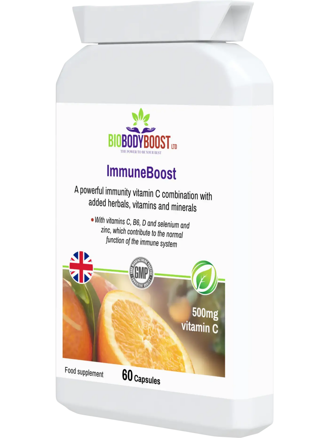 ImmuneBoost Vitamin C Complex - Vitamins & Supplements normal function reishi