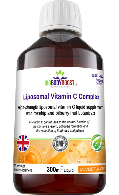 Liposomal Vitamin C Complex — High Strength 500mg Liquid (300ml)