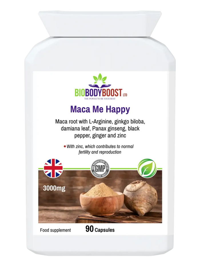 Maca Me Happy - Root Herbs and Minerals Vitamins & Supplements ginkgo