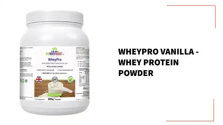 WheyPro Vanilla - Whey Protein Powder by@Outfy