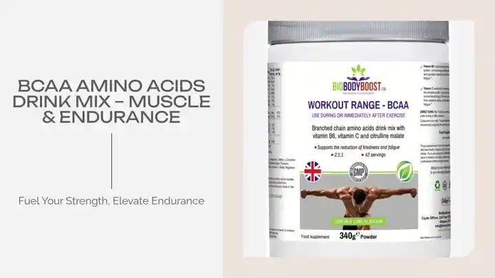 BCAA Amino Acids Drink Mix – Muscle & Endurance by@Outfy