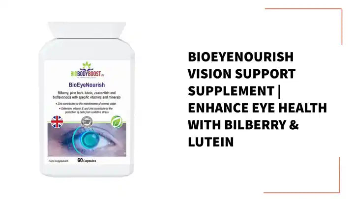 BioEyeNourish Vision Support Supplement | Enhance Eye Health with Bilberry & Lutein by@Outfy