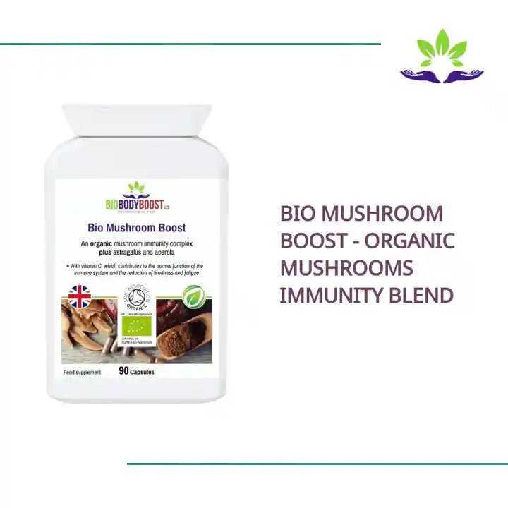 Bio Mushroom Boost - Organic Mushrooms Immunity Blend by@Outfy