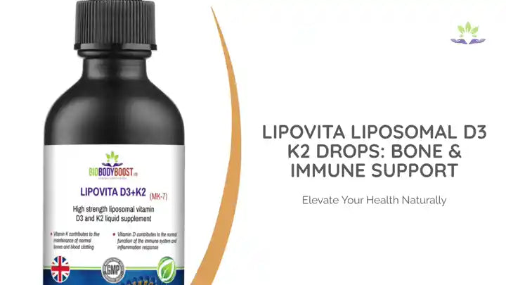 Lipovita Liposomal D3 K2 Drops: Bone & Immune Support by@Outfy