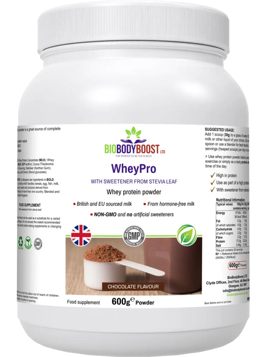 WheyPro (Chocolate flavour) Whey Protein Powder - Nutrition Drinks & Shakes