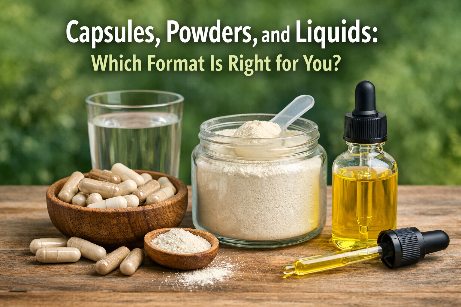 Capsule,Powders, and Liquids 