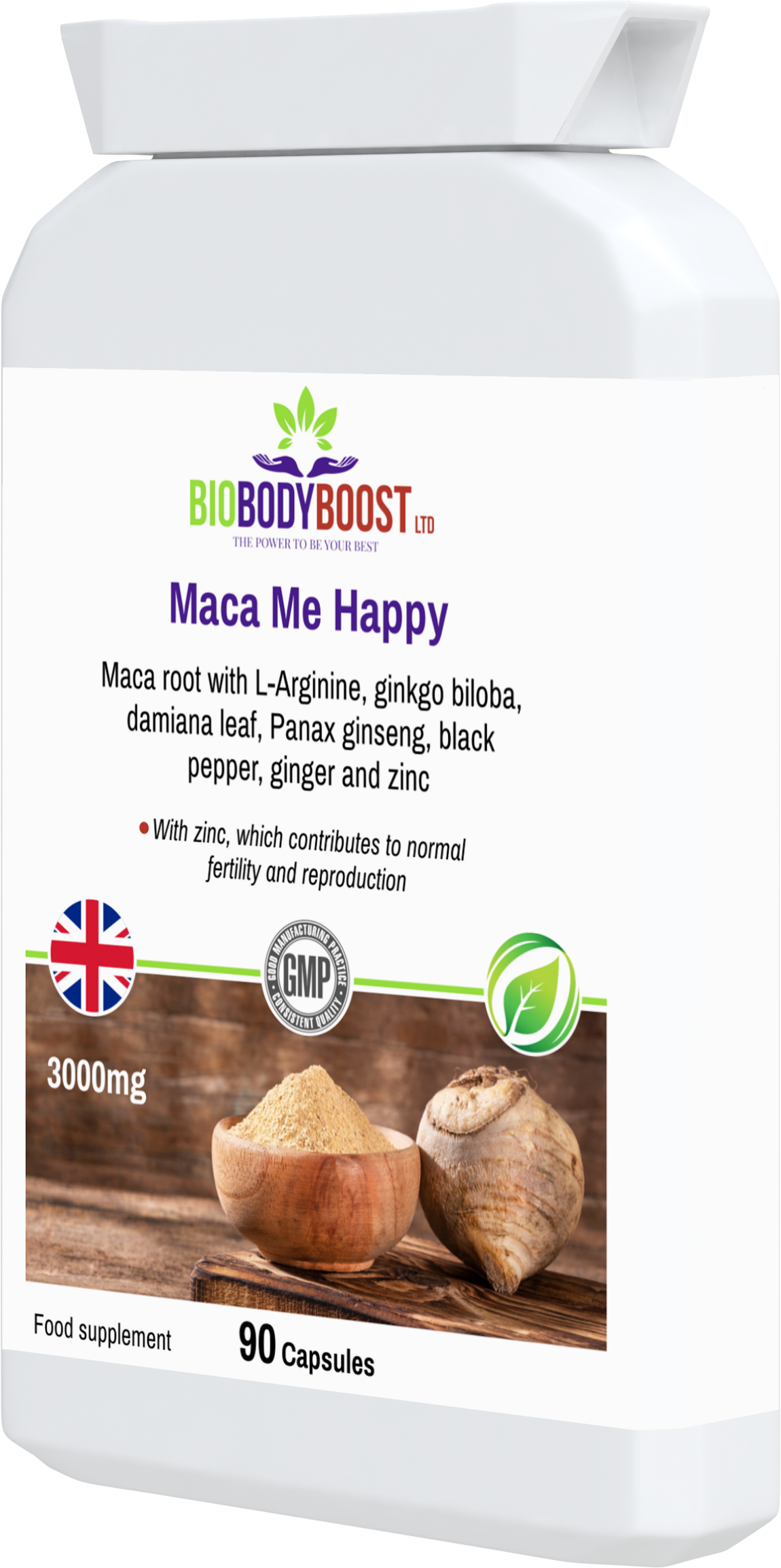 MacaMe Happy MACA ROOT HERBS AND MINERALS