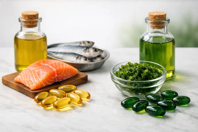 Algae Oil vs Fish UK: The Honest Comparison With Numbers EPA DHA Absorption and Who Should Choose Which | BioBodyBoost
