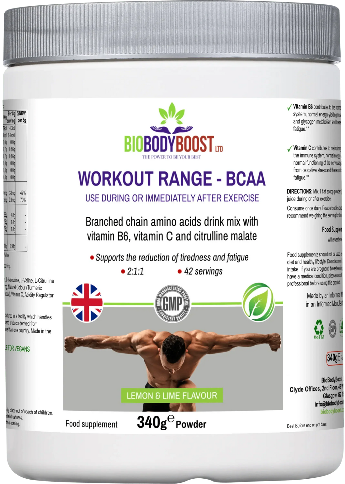 Boost Your Workouts with Our BCAA Drink Mix and Amino Acids - BioBodyBoost