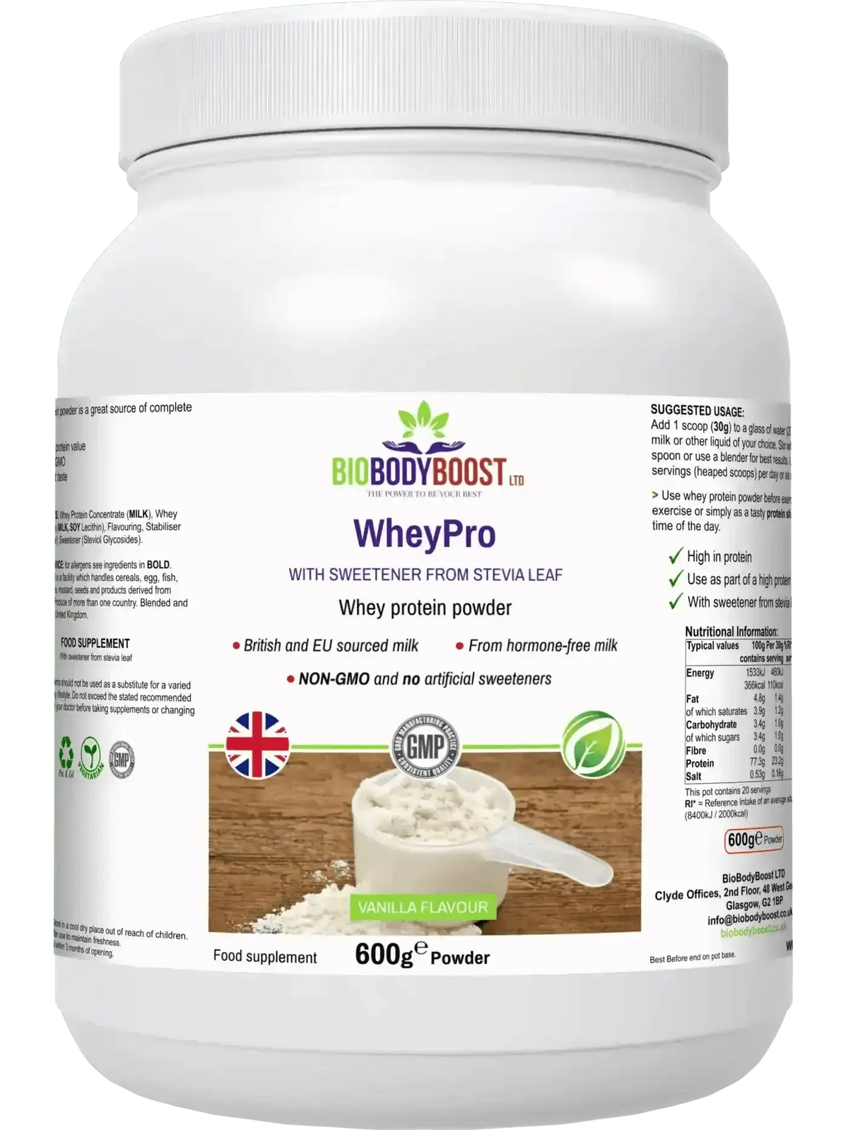 Cleanest Protein Powder UK: Shortest Ingredient Lists No Artificial Sweeteners (2026)