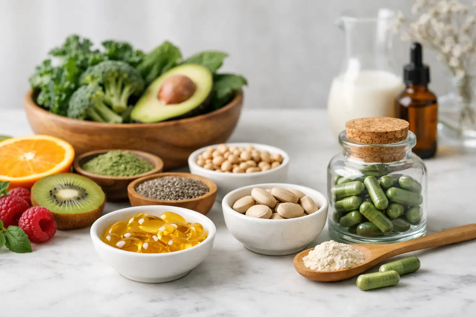 Vegan Supplements for Perimenopause Support