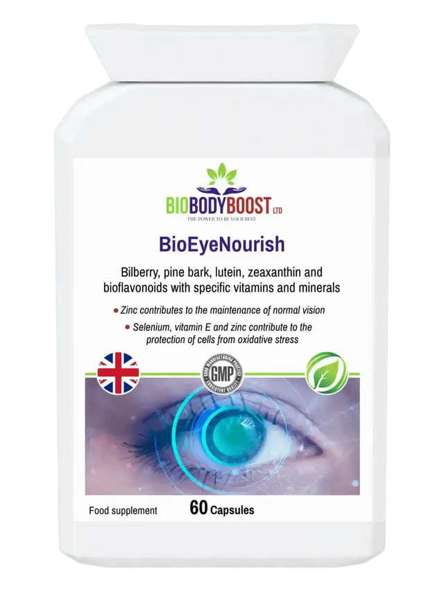BioEyeNourish eye supplement UK for computer vision syndrome