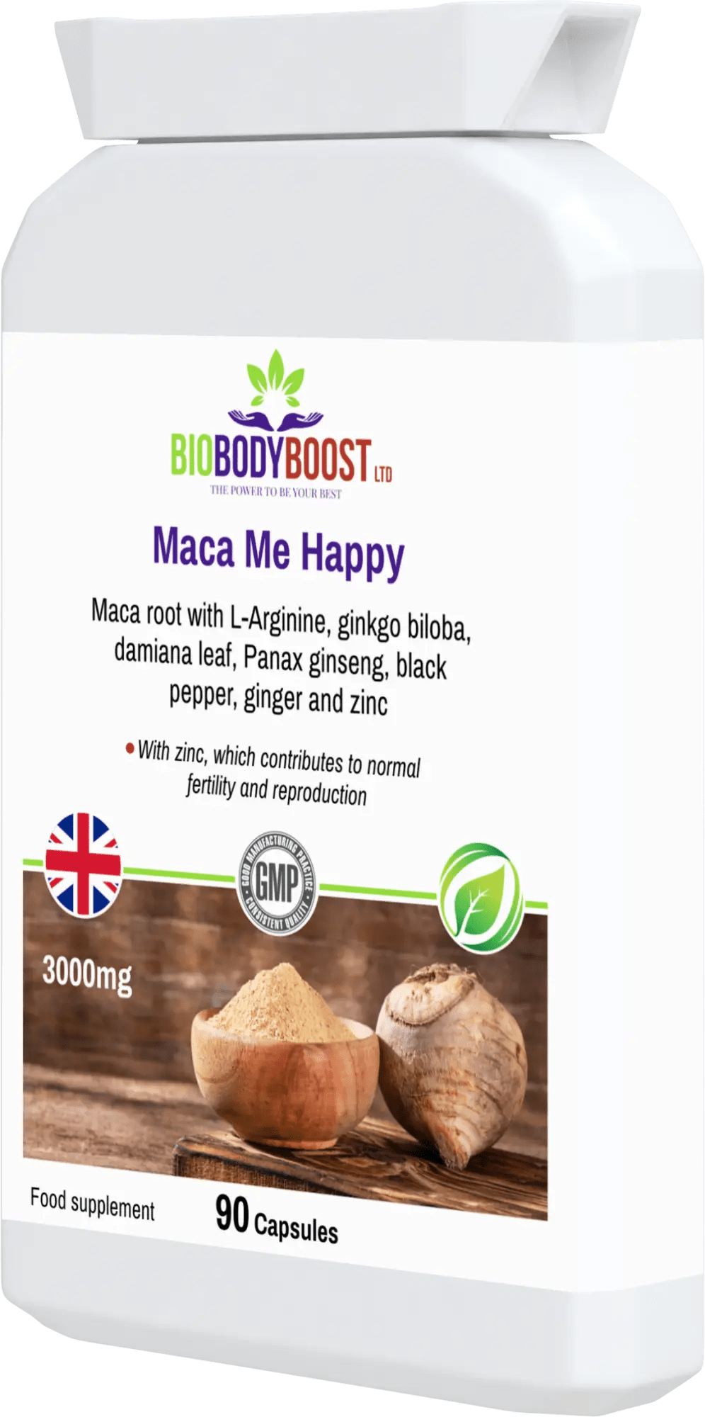 MacaMe Happy MACA ROOT HERBS AND MINERALS