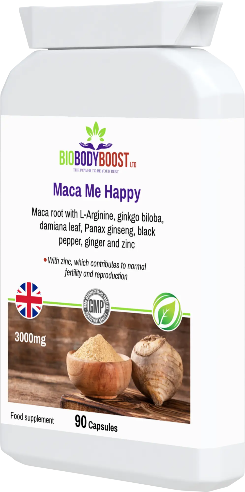 MacaMe Happy MACA ROOT HERBS AND MINERALS