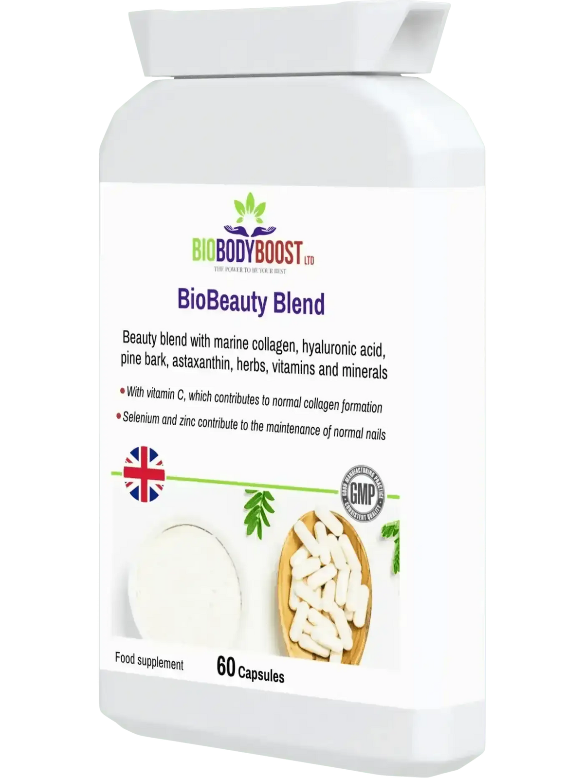 BioBeauty Blend copper zinc silica for collagen UK